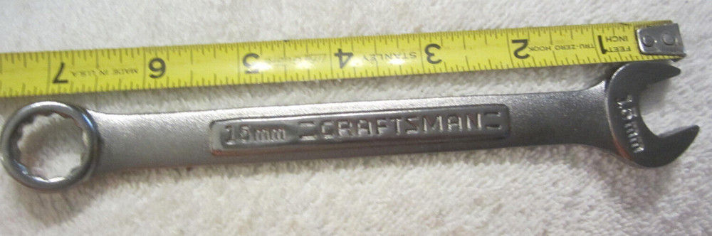 15 mm Craftsman 15mm Metric Combination Wrench 12 Point -VA- 42919  USA VTG tool