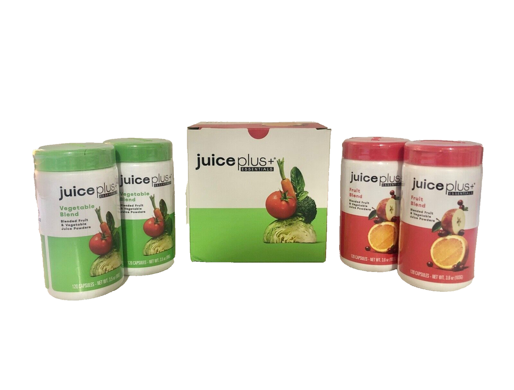Juice Plus+ Fruit & Vegetable Blend 4-Pack 120 Capsules Exp 10/25 Sealed