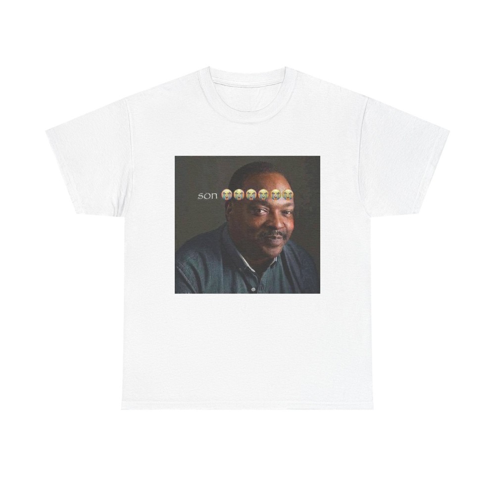 Smiling Man Son Portrait T-Shirt | Retro Photo Graphic Tee