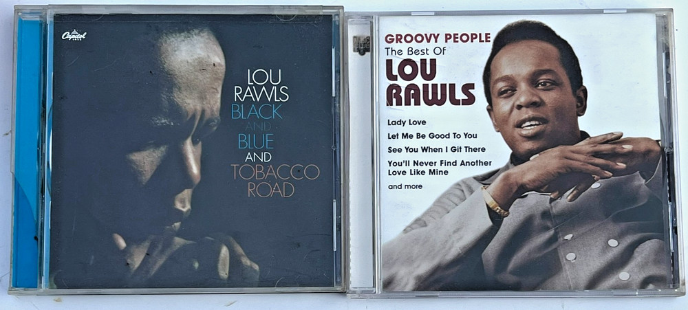 2 Cd Lot Lou Rawls Groovy People The Best Of & Black And Blue Tobacco Road