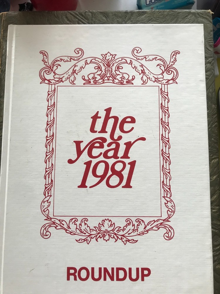 1981 The Round-Up Crockett Junior High School Yearbook, Odessa, Texas