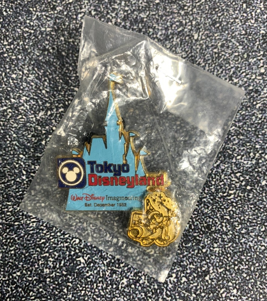 Disney Cast Pin - Disneyland Tokyo Imagineering 50th Anniversary GOLD - LE 2500