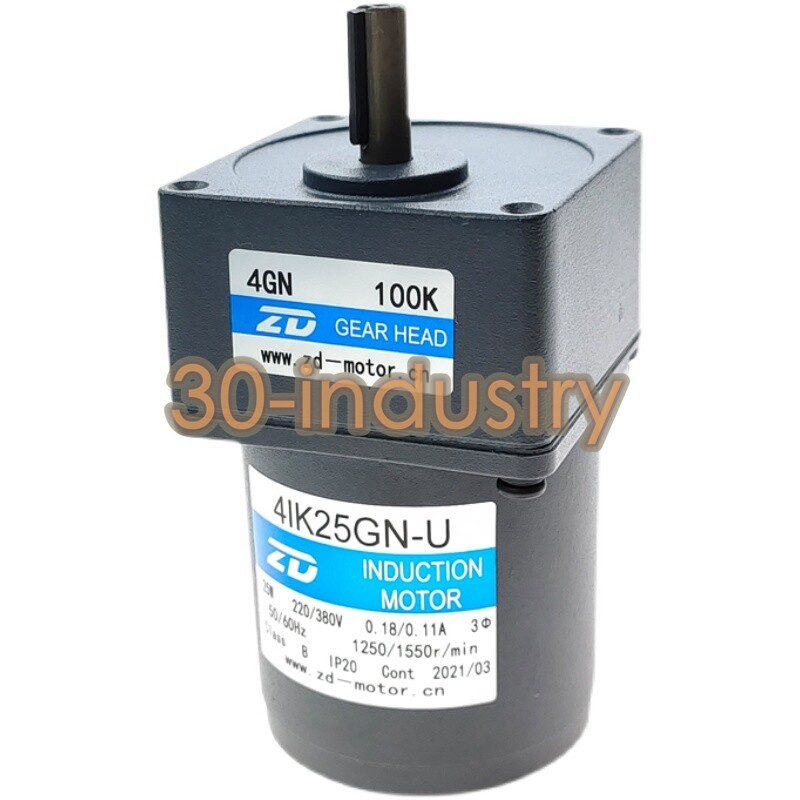 1pcs ZD 4IK25GN-U 4GN3K 3.6K 5K 7.5K 10K 12.5K 18K 25W  Gear Reducer Motor 220V