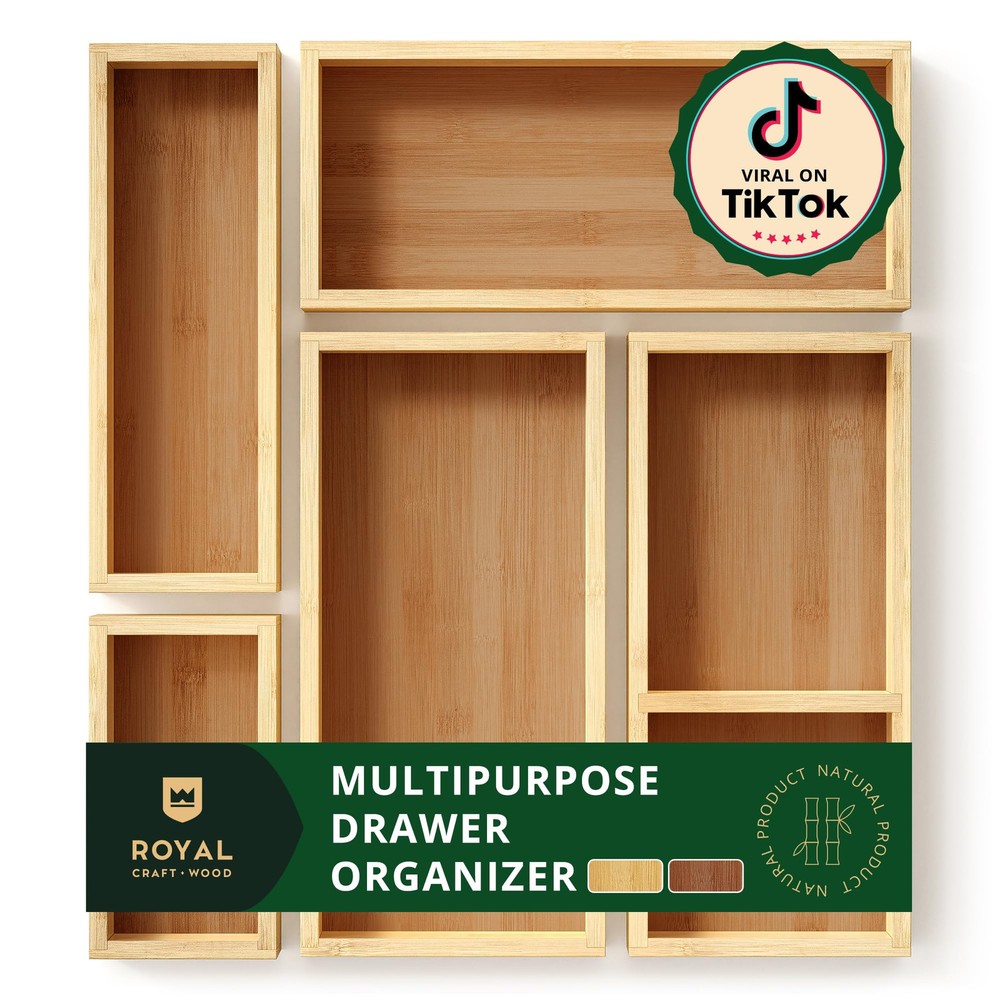 Luxury Tea Storage Organizer with Drawers for Tea Bags and Kitchen Essentials