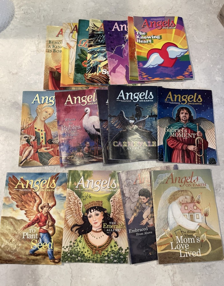 Lot Of 16 Angels On Earth 2000-2012 Books Magazines
