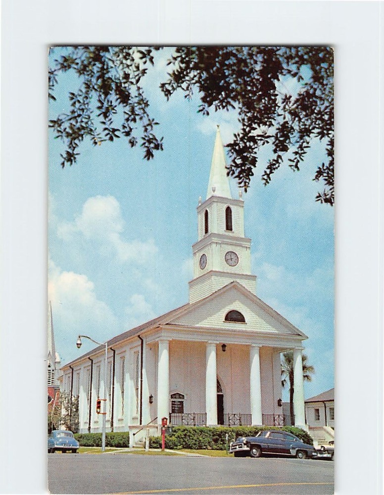 Postcard First Presbyterian Church Tallahassee Florida USA