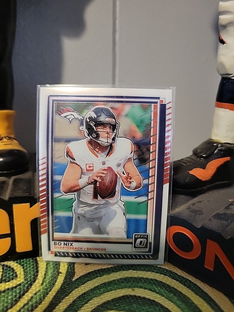 2025 Panini Donruss Optic Bo Nix Base Card #31 - Denver Broncos