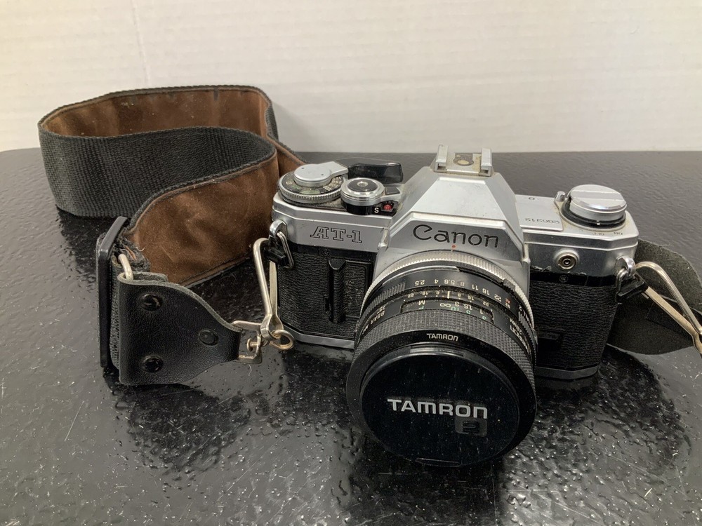 Canon AT-1 35mm Film Camera w/Lens - UNTESTED -