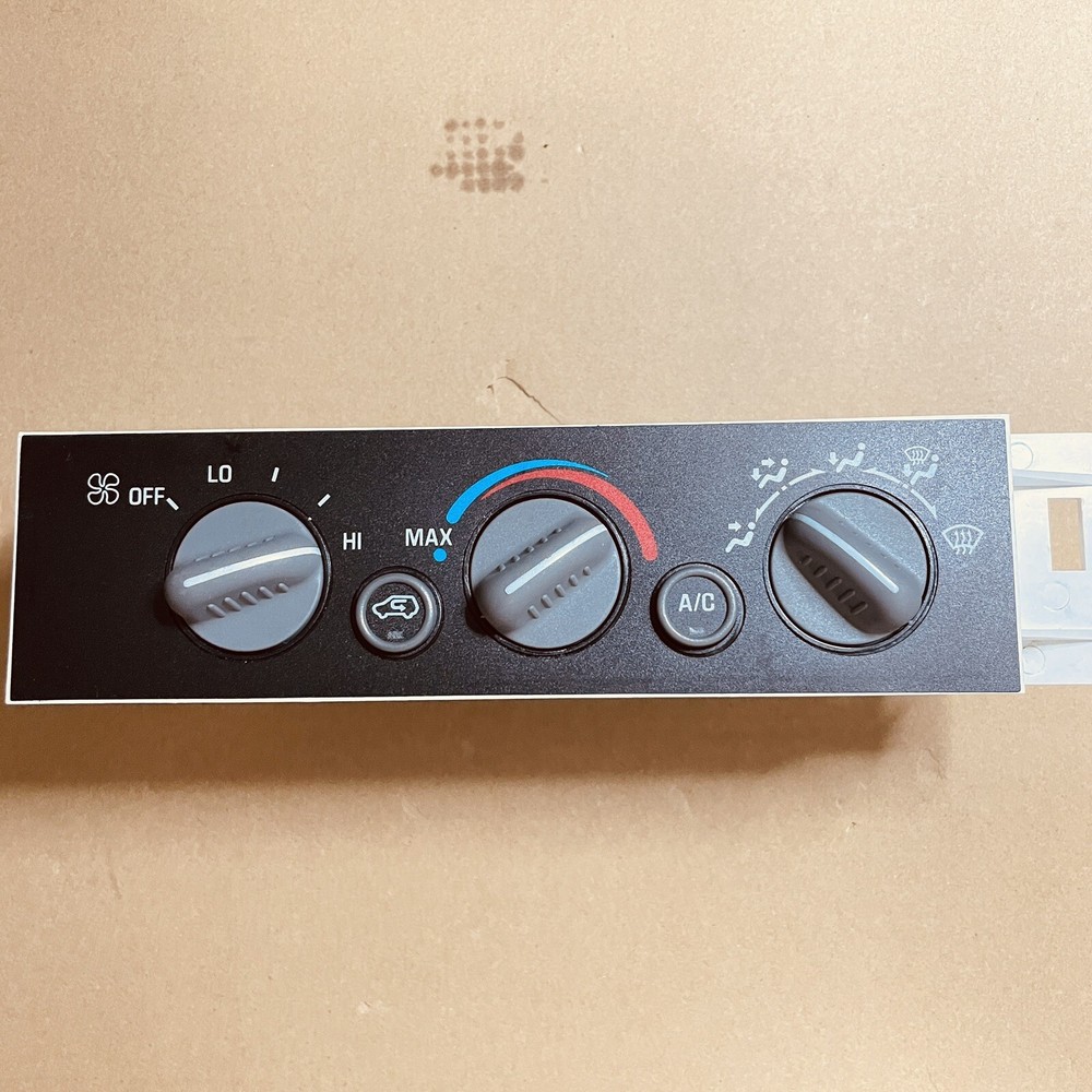 Heater A/C Control Switch Panel Module w/out Defogger Fits 1996-2002 Chevy GMC
