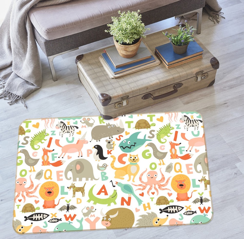 3D Cartoon Animal ZHUC1871 Game Non Slip Carpet Mat Photo Carpet Amy