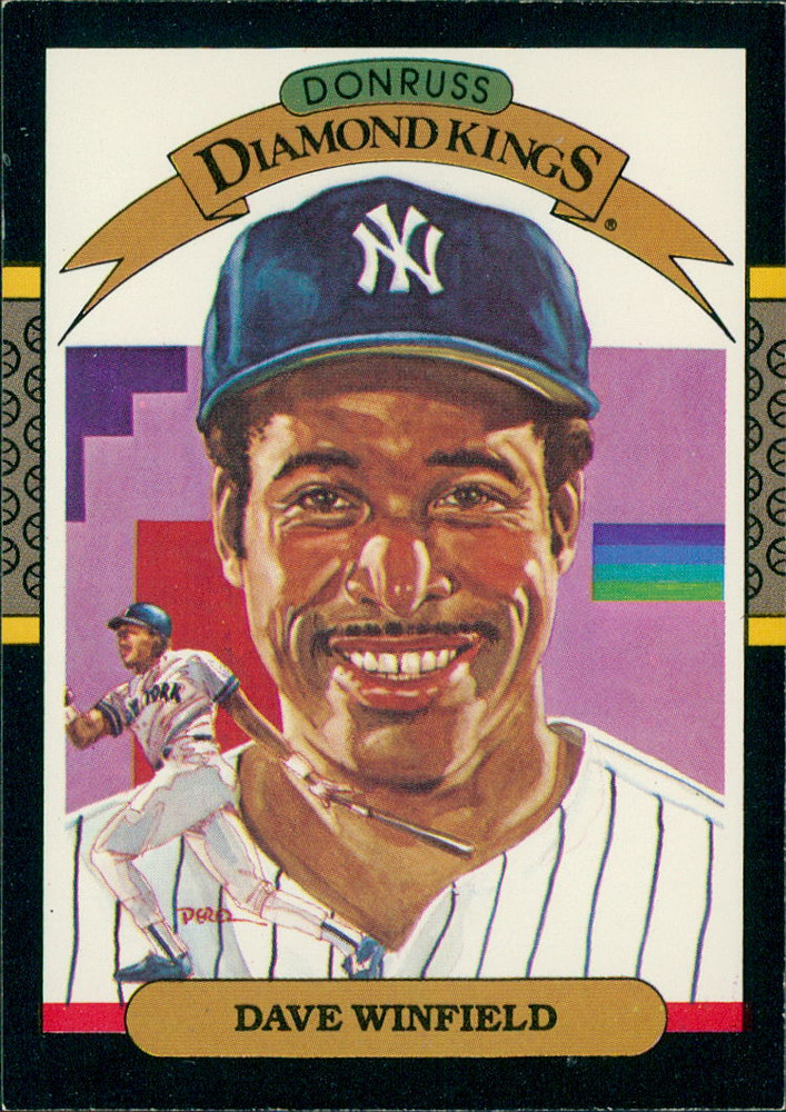 1987 Donruss - Diamond Kings Dave Winfield #20