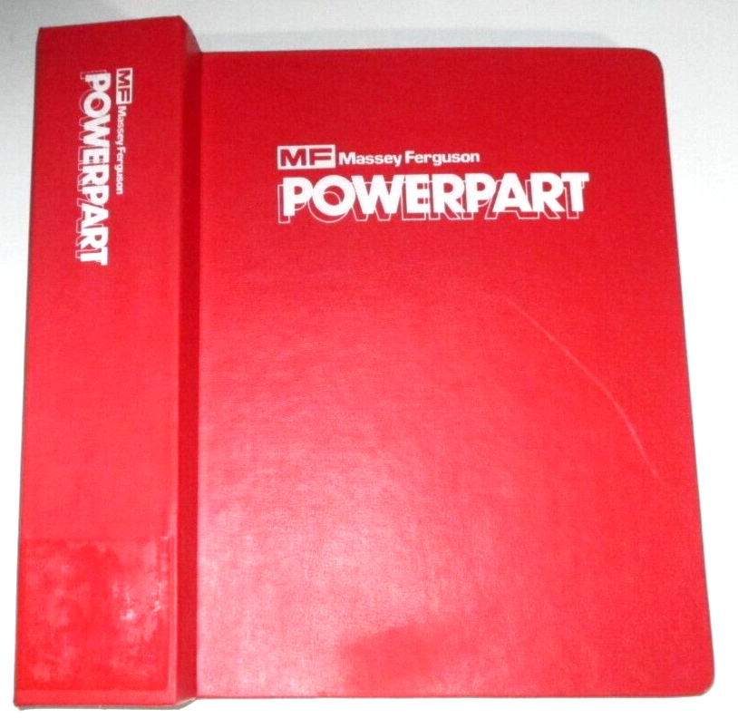 Massey Ferguson Tractor 3-Post Service Manual Parts Catalog Binder Empty