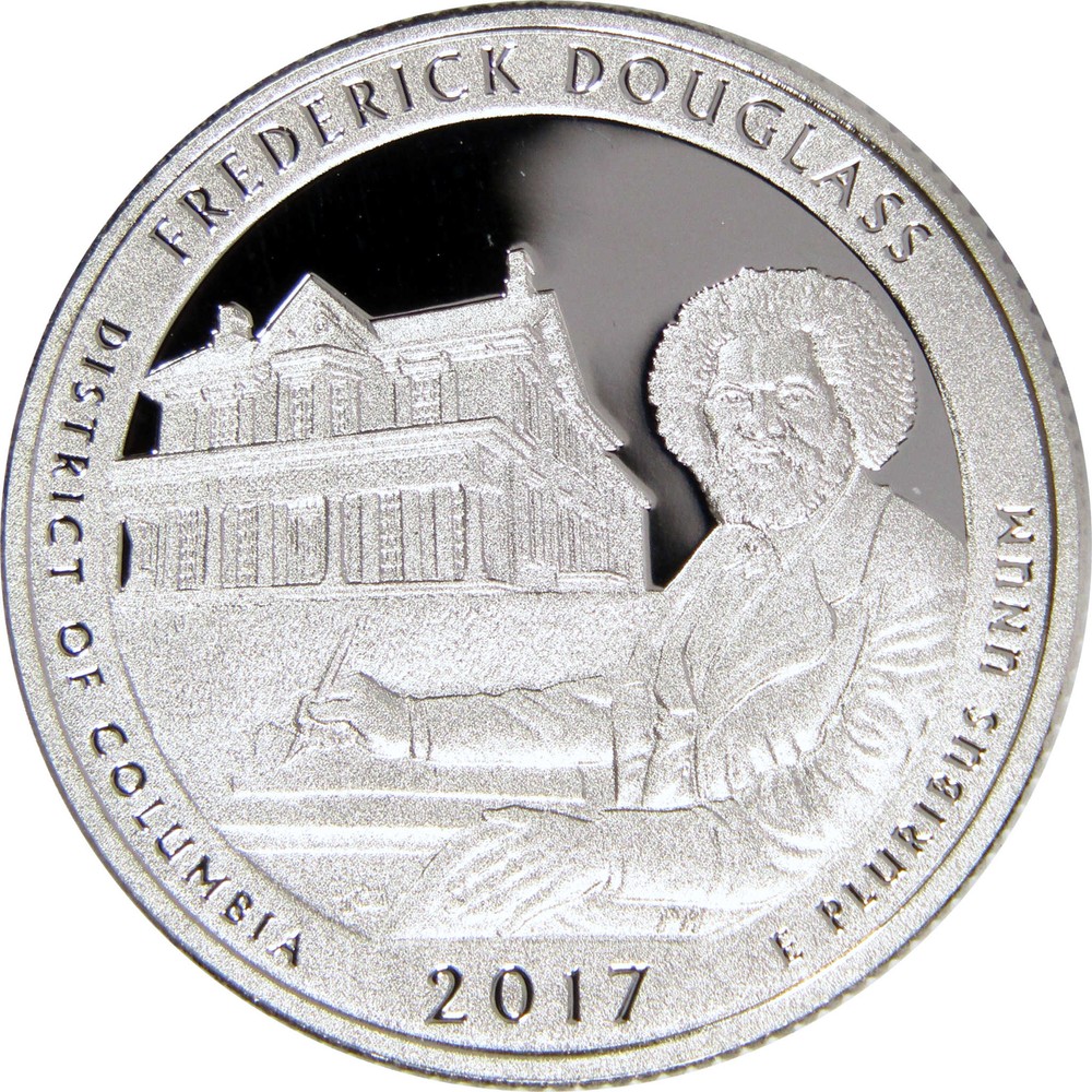 2017 S Frederick Douglass National Site Quarter Silver Proof 25c Coin