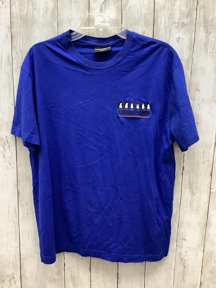 Falkland Islands Blue Graphic T-Shirt - Unisex Extra Large