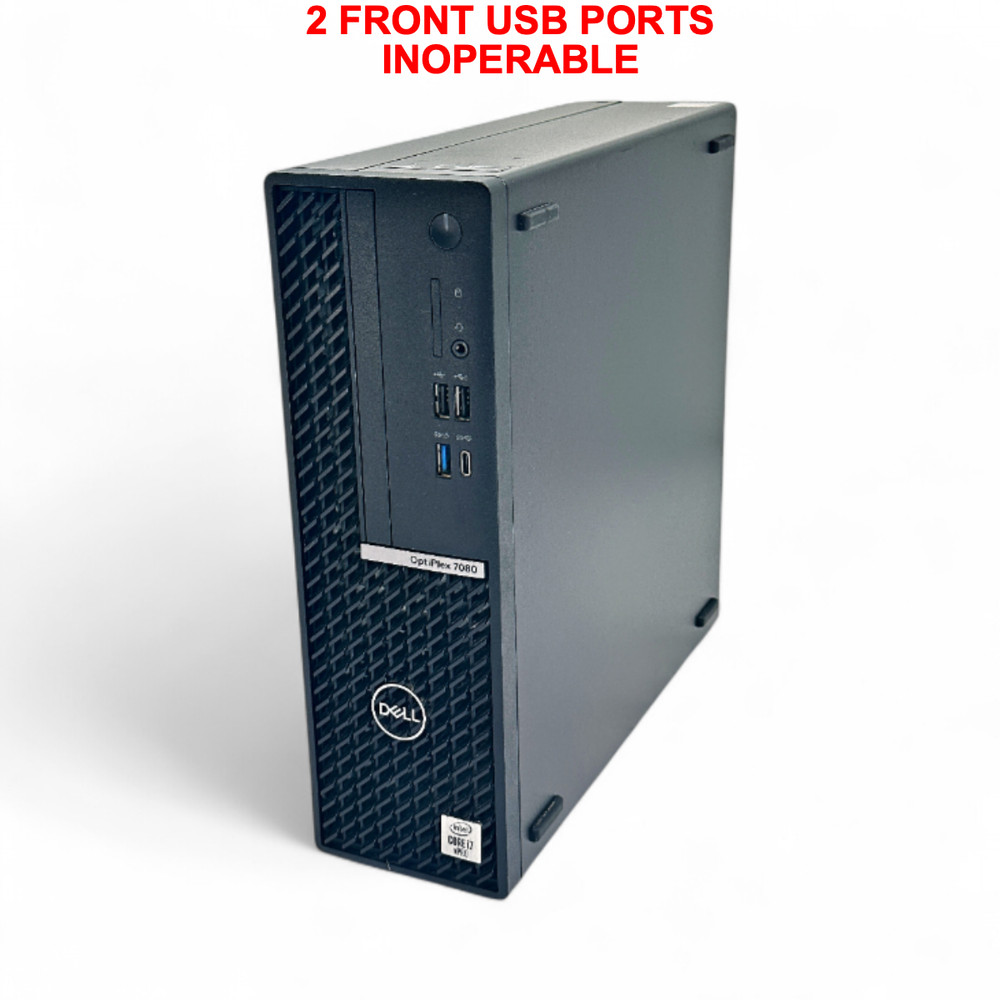 Dell OptiPlex 7080 SFF Desktop i7-10700 16GB RAM 512GB SSD UHD630 GPU Win 11 Pro