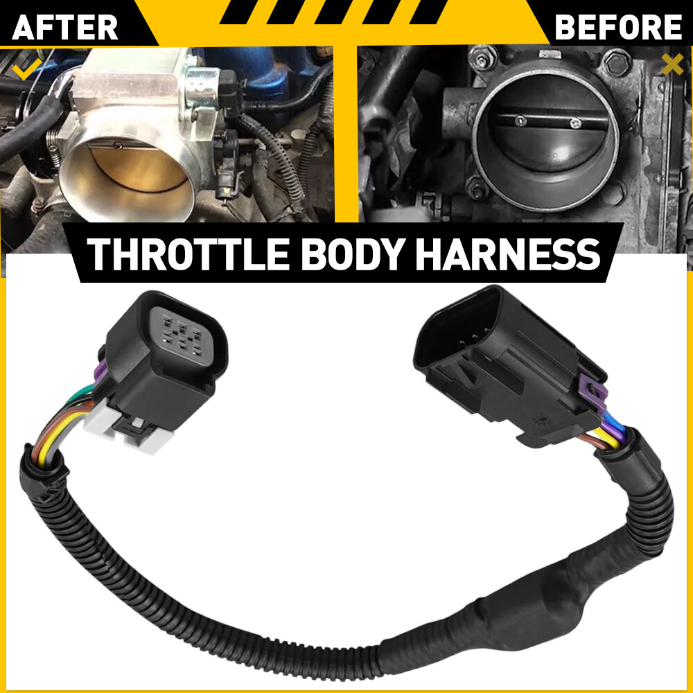 GM V8 8Pin to 6Pin Throttle Body Adapter Harness for Silverado Sierra SUV