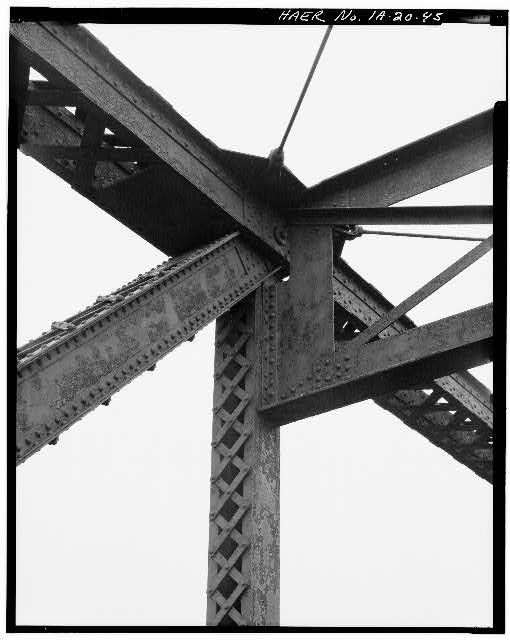 Burlington Bridge,Burlington,Des Moines County,IA,Iowa,HABS,Historic Survey,44
