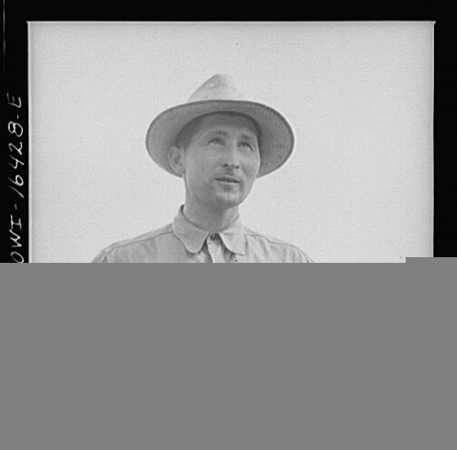 Photo:Unknown Man Hat 1930s Portrait Photograph Print