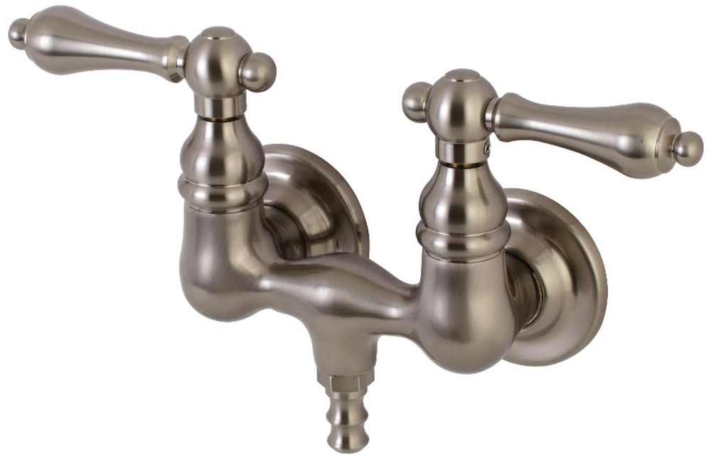 Kingston Brass AE32T Vintage Wall Mounted Clawfoot Tub Filler - Nickel