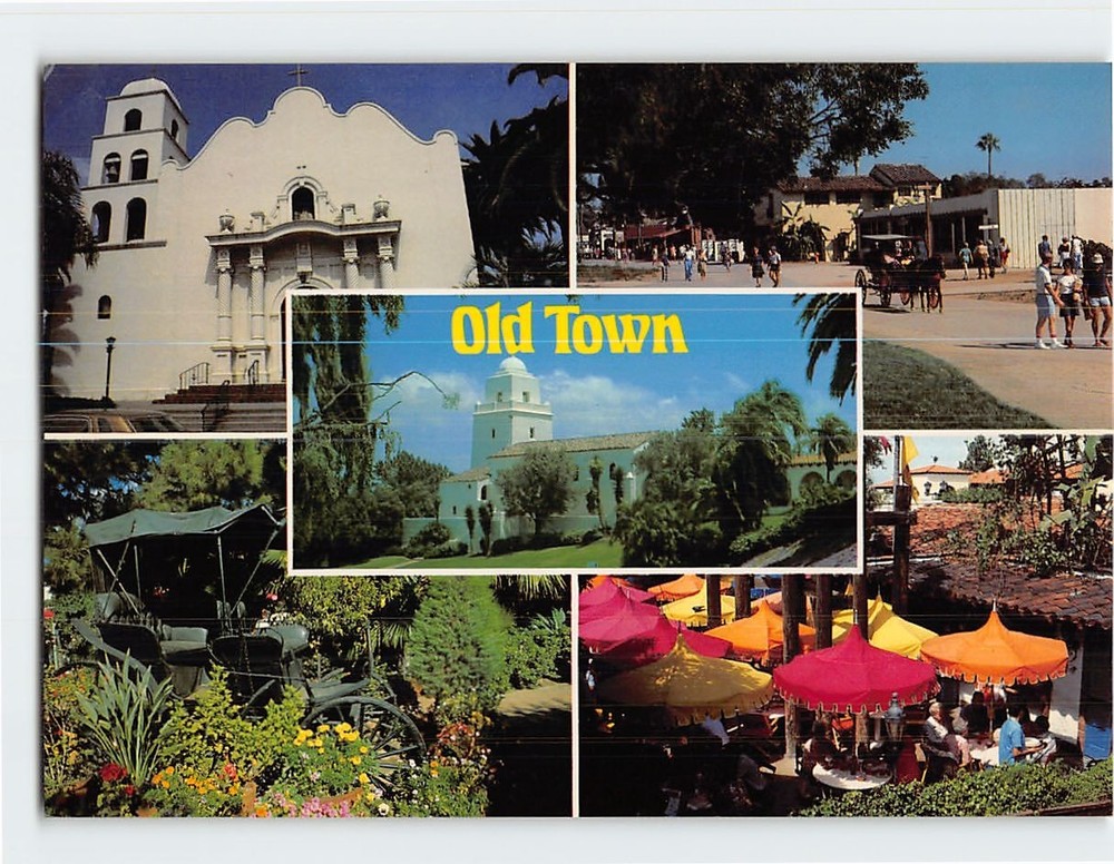 Postcard Old Town San Diego California USA North America