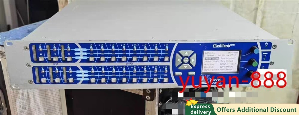 1PC Test OK used Galileo 616 Audio Processor By DHL/Fedex P2492D YL