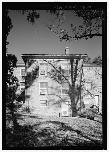 14. South elevation rear wing - Storer College, Cook Hall, 252 McDowell Street,