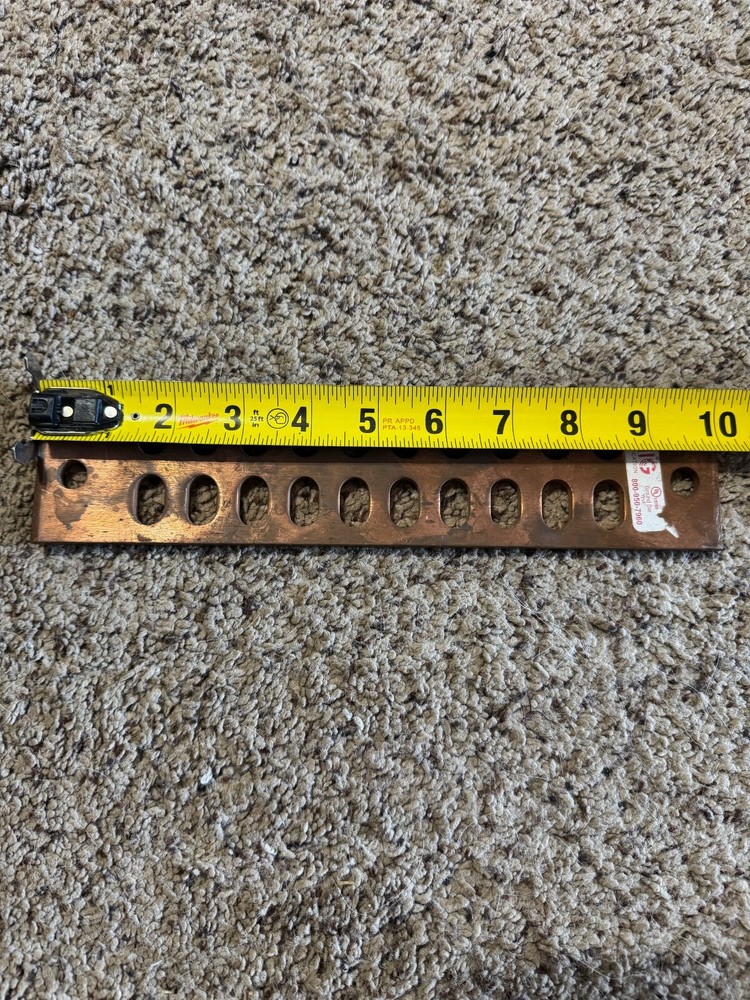 COPPER GROUND BAR 10