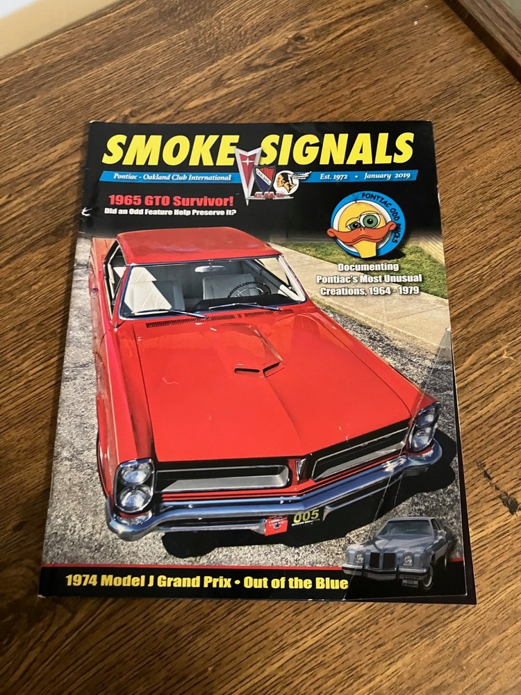 *Vintage Back Issue of Smoke Signals Magazine January 2019