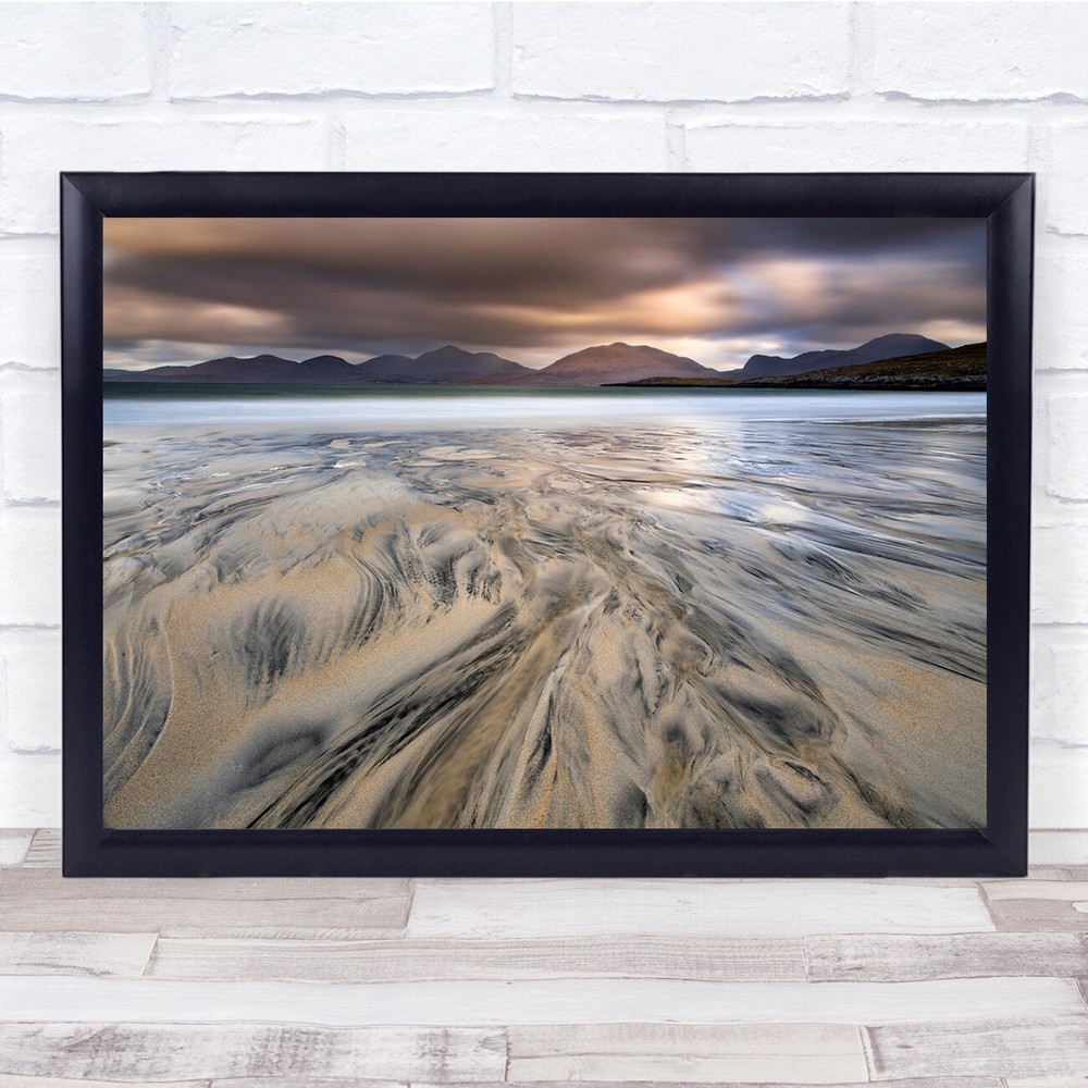 Scotland Beach Sand Marine Ocean Wall Art Print