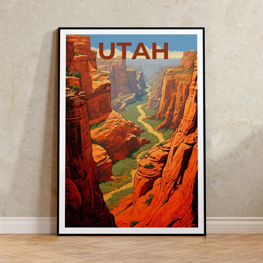 Utah Travel Poster Premium Quality Choose your Size