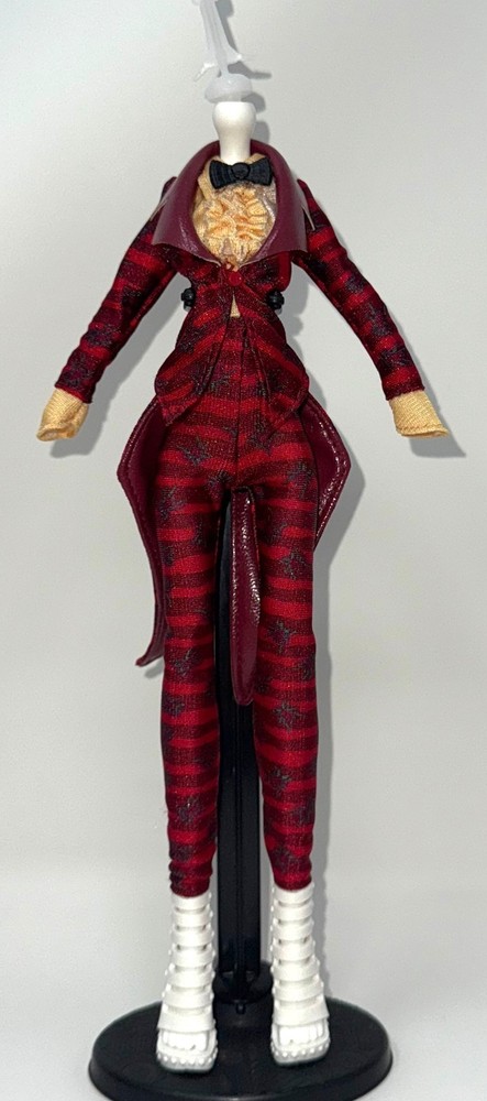 Monster High Beetlejuice Betelgeuse Doll Outfit Wedding Suit Coat Bow Tie Shoes