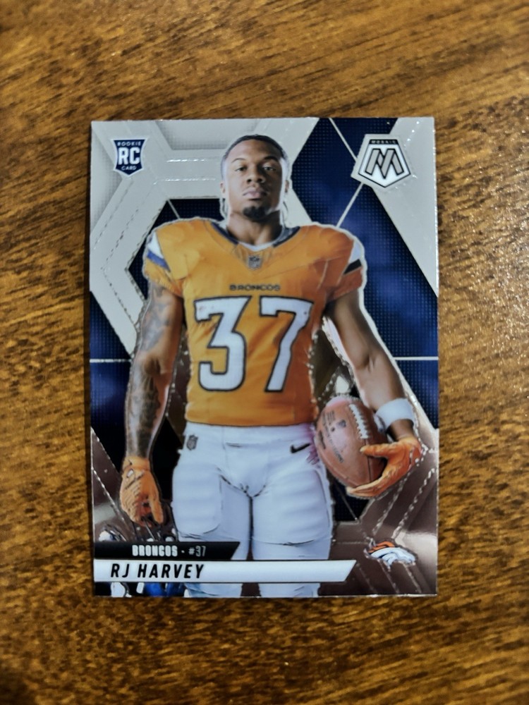 ✨2025 Panini Mosaic RJ Harvey Rookie Variation RC #284 Broncos