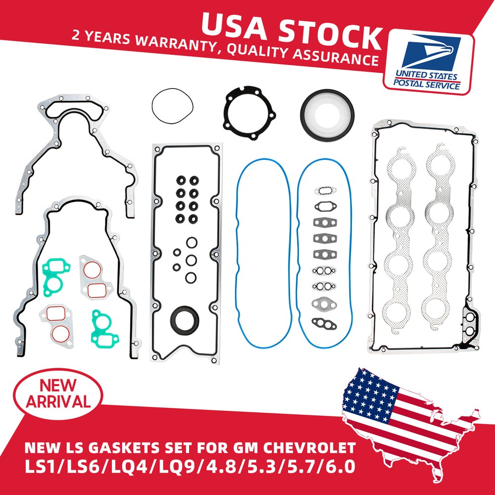 LS9 Gasket Set Kit with Head Gaskets for LS1 LS6 LQ4 LQ9 GEN III Engines