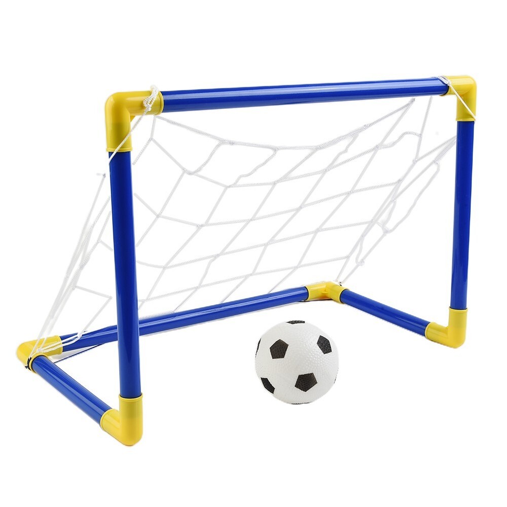 Children Outdoor/Indoor Mini Folding Soccer Football Goal Post Net Set