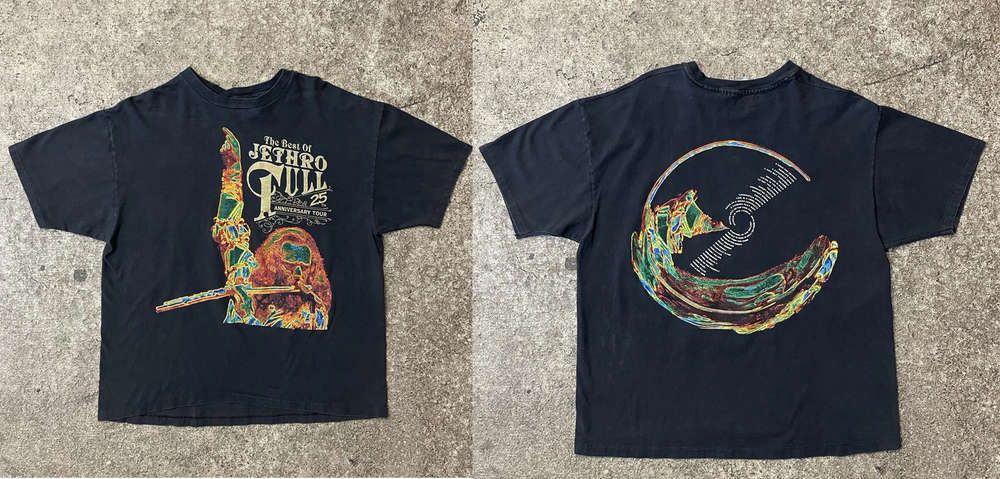 1993 Jethro Tull Anniversary Tour T-shirt black