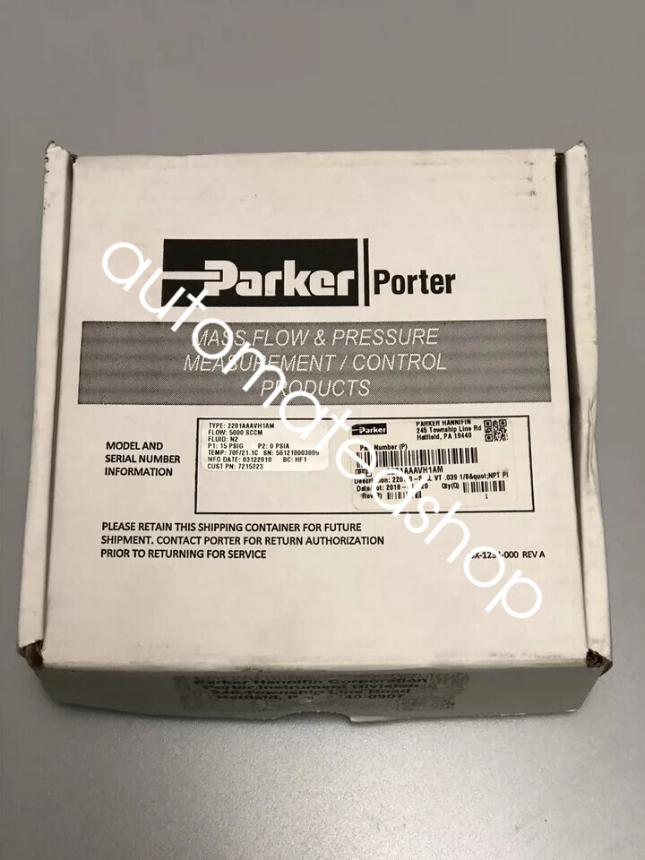 1PC NEW Parker 2201AAAVH1AM flowmeter Shipping DHL or FedEX