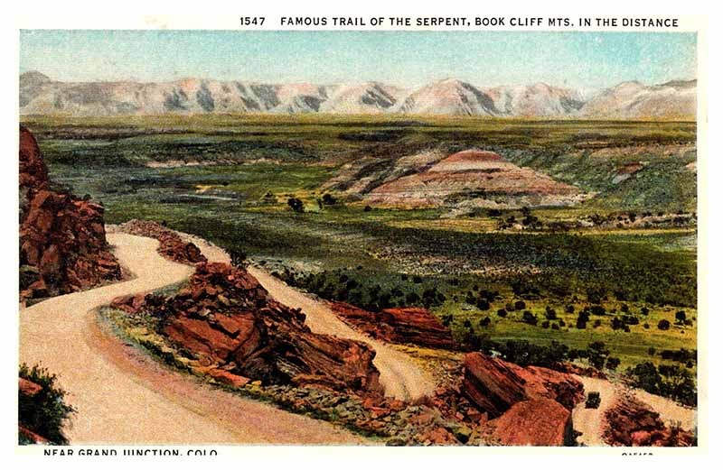 Postcard ROAD SCENE Grand Junction Colorado CO m/09 AR7295