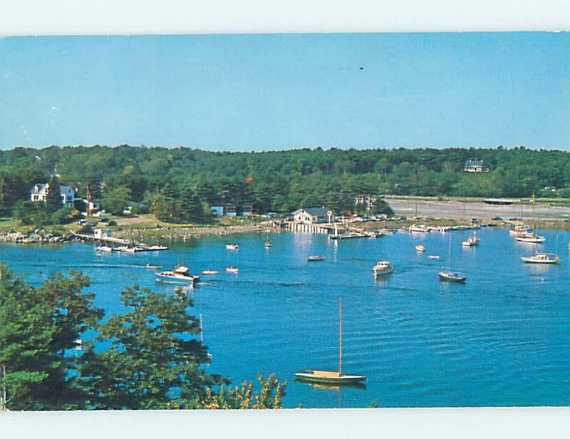 Pre-1980 HARBOR SCENE York - Near Ogunquit & Dover & Portsmouth Maine ME F4502