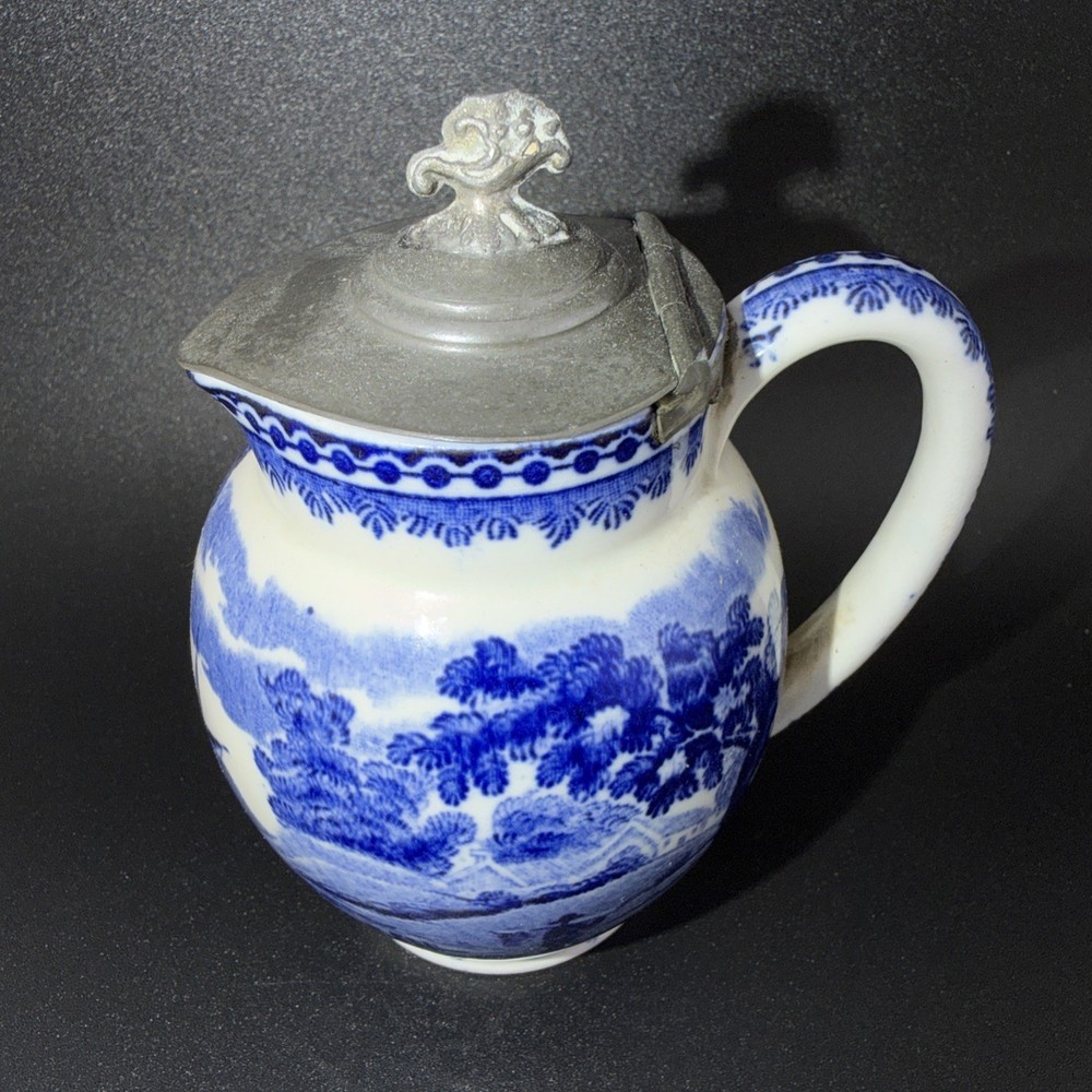 Antique Wedgwood Ferrera Mini Syrup Pitcher. Etruria, England.