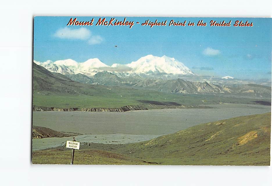 Postcard Alaska's Magnificent Mount McKinley USA