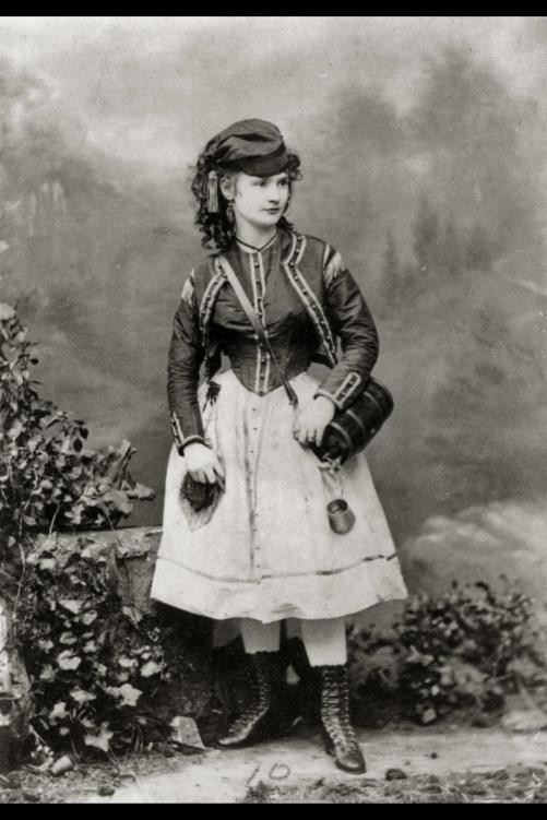 Photo:Lotta Crabtree,costume,theatrical role,c1868