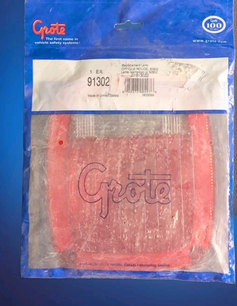 Grote 91302 Red Lens