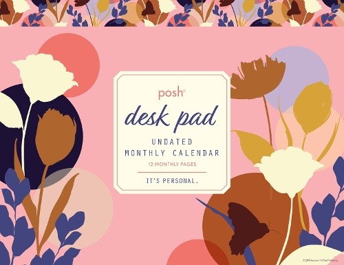 Posh: Perpetual Desk Pad Undated Monthly CalendarAnother great item from Rarewaves USA | Free delivery!
