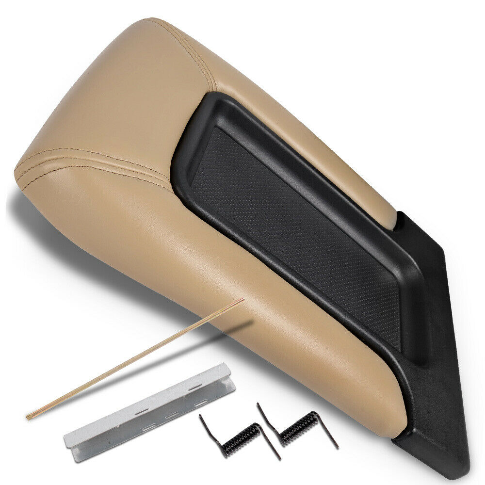 Center Console Fit For 99-07 Chevy Silverado 19127366 Lid Armrest Latch Beige US
