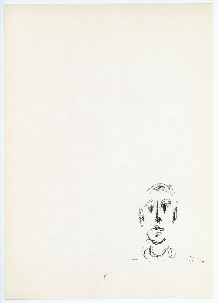 Alberto Giacometti lithograph, 1957