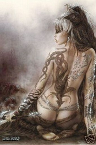 Luis Royo Subversive Tattoo Beauty Art Poster Print