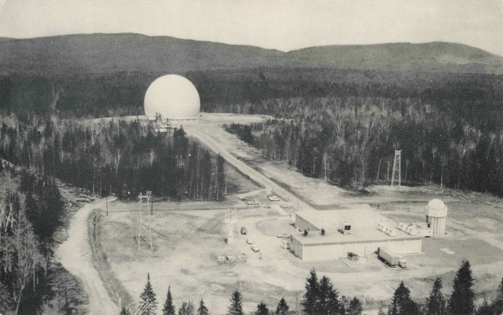 Bell Telephone System's Earth Station at Andover Maine ME - Postcard