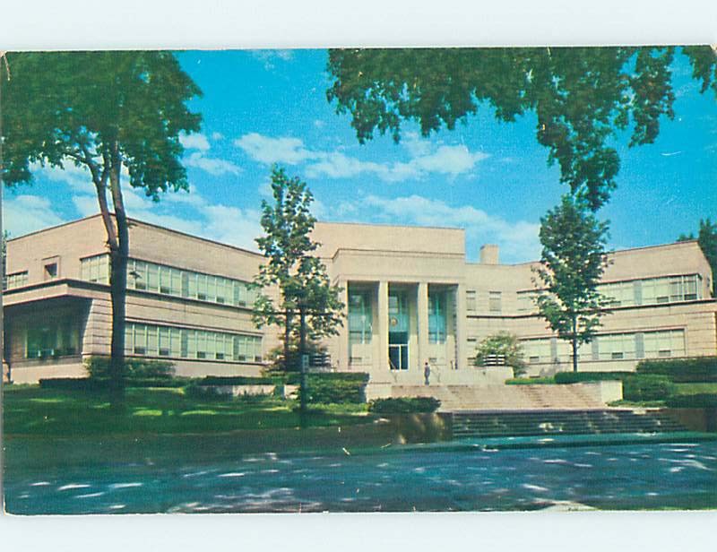 Unused Pre-1980 BUILDING SCENE Evanston - Near Chicago Illinois IL F9754