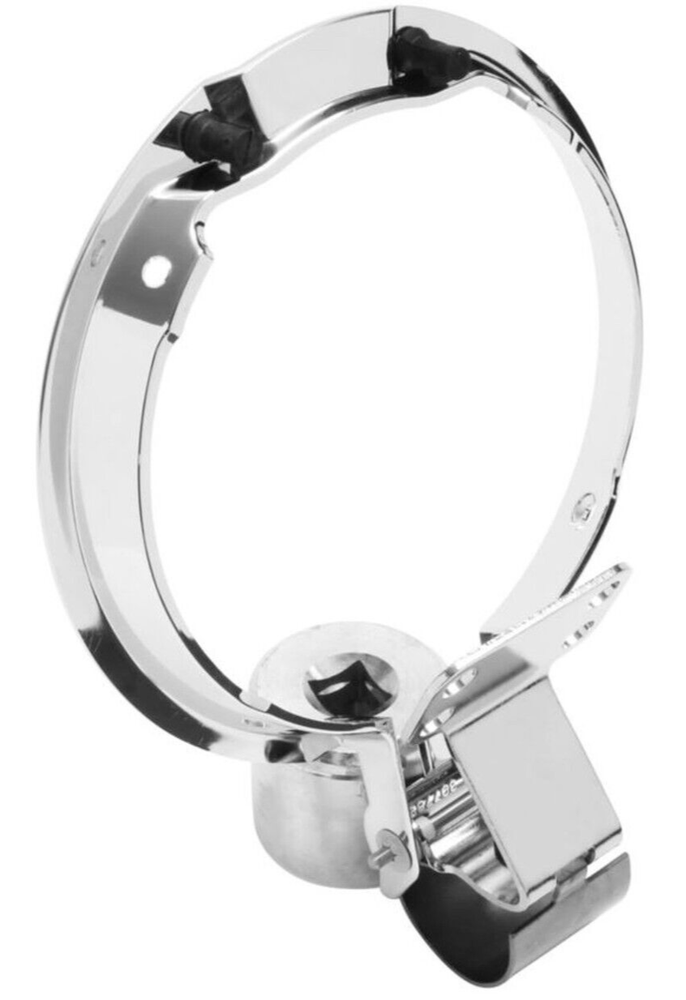 US MADE 1971 - 1977 Corvette Fuel Gas Lid Door Tank Bezel Surround Trim Chrome