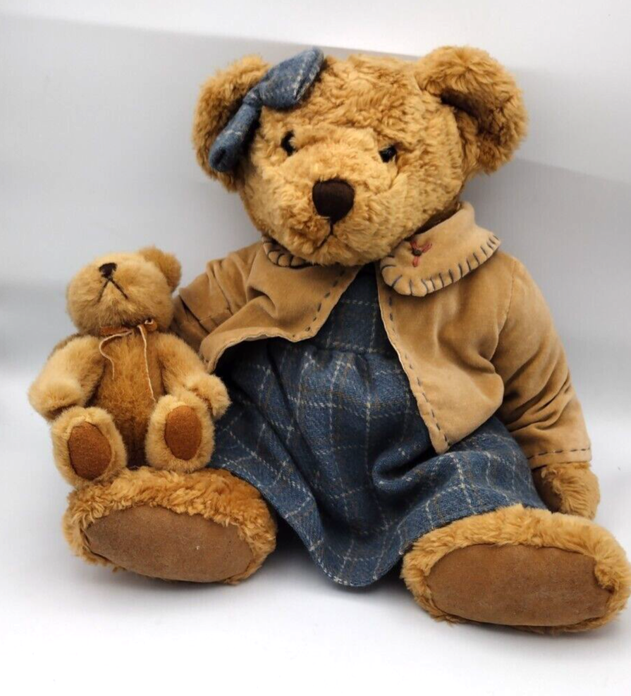 Russ Teddy Bear, Berrie Vintage Edition, Tag, Lady Quinn, Holding Baby Bear 14